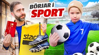 SHOPPING till ELIZE NYA SPORT o BELLA FYLLER 13år | VLOGG image