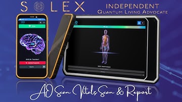 Solex AO Scan Vitals Scan, Optimizing Frequencies & Report Demonstration