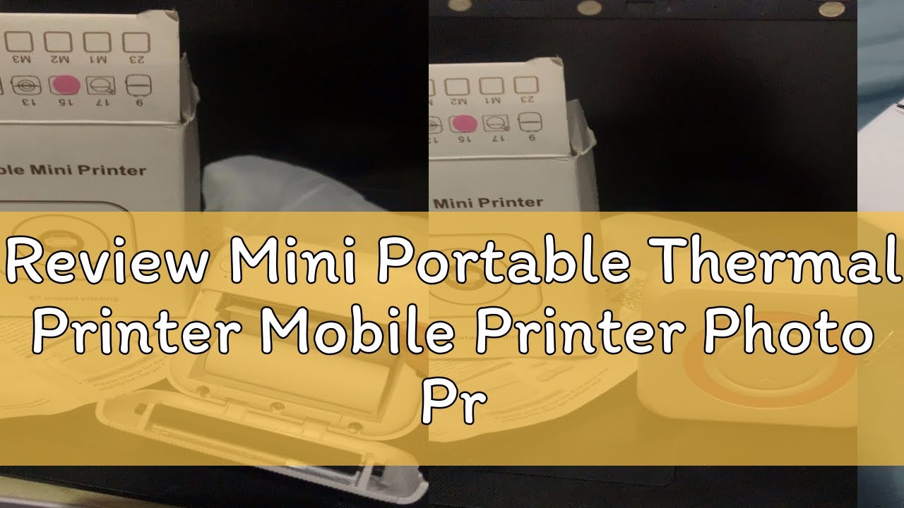 Review Mini Portable Thermal Printer Mobile Printer Photo Printer Home Phone Mini Printer Picture P