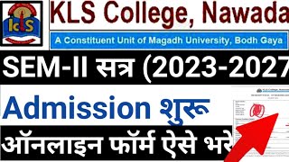 Magadh University BA,B.SC, Session 2023-2027 Admission Online ऐसे करे 2024 / Magadh University