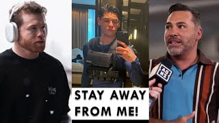 CANELO ALVAREZ GOES TOE TO TOE WITH OSCAR DELA HOYA & TELL HIM TO STAY THE F**K AWAY FROM ME SNAKE