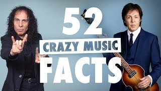 52 Crazy Music Facts Everyone Should Know
