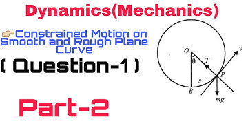 Part-2 Important Question based On Constrained motion on smooth Vertical Circle / Dynamics Mechanics