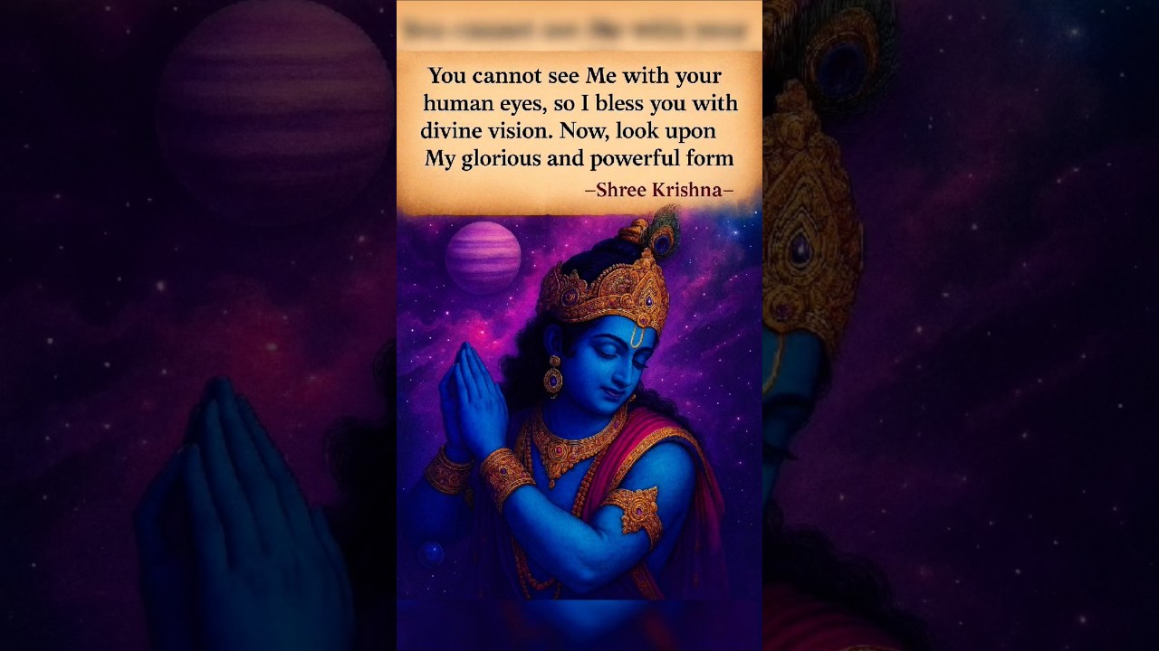 Let Krishna guide your heart, not the world." 