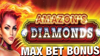 💎 Amazon's Diamonds 💎 Max Bet Bonus Spins - Casino Slot Machine Play