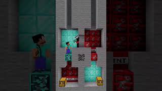 Herobrine Save From Dengerous #minecraft #minecraftshorts #minecraftshortsvideo