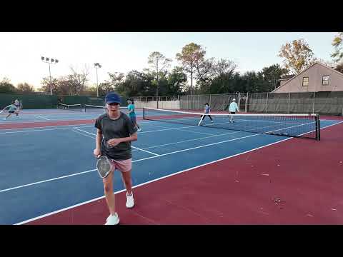 Pickleball - Mulberry Courts - David Nancy vs Kevin Shelley