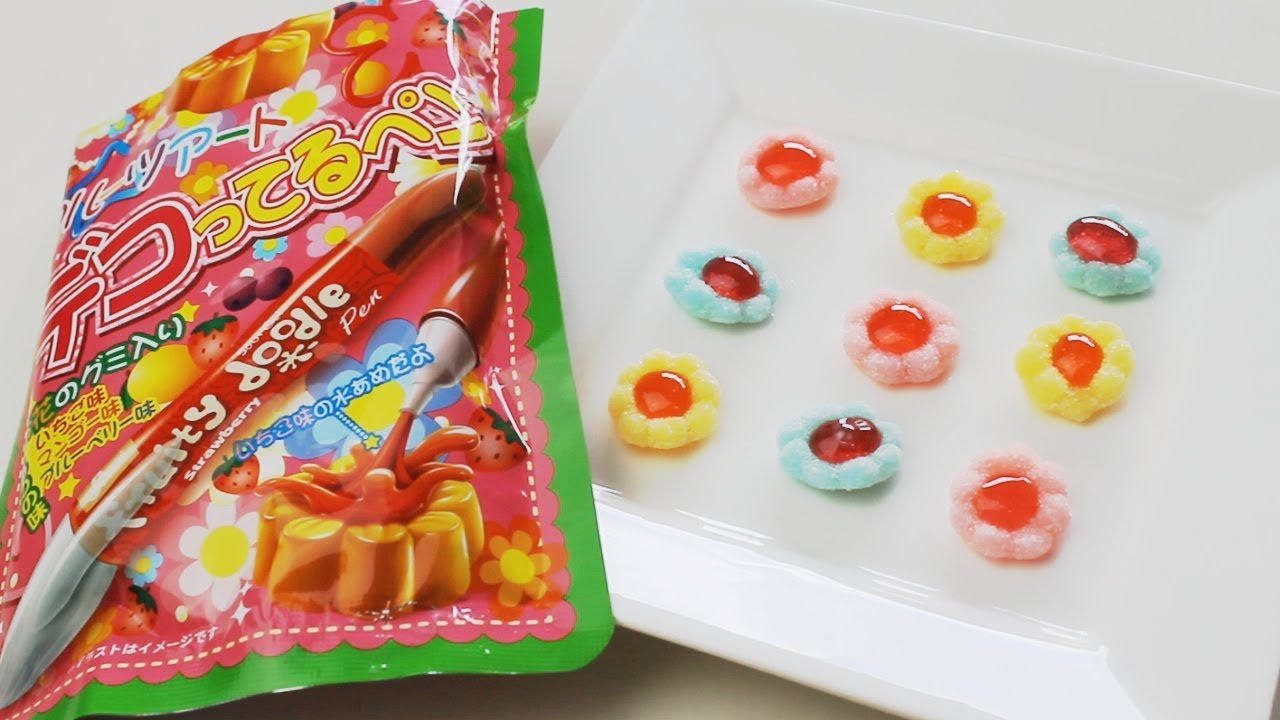 [DIY Kit] Fruity Doodle Pen & Flower Candies Yaokin YouTube