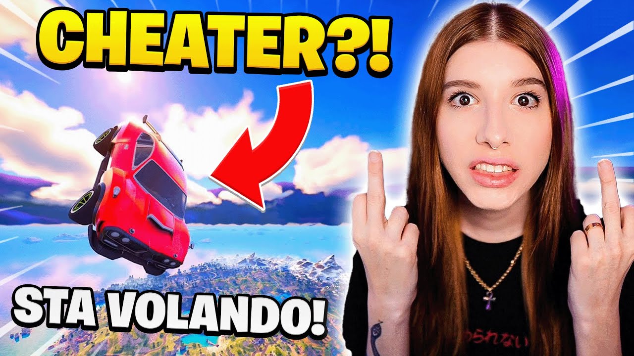 INCONTRO un CHEATER CHE VOLA PER TUTTA LA MAPPA! 😱 *FLY HACK o GLITCH?* FORTNITE ITA