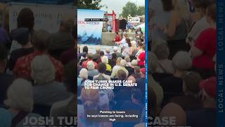 Josh Turek makes case for change in U.S. Senate to fair crowd