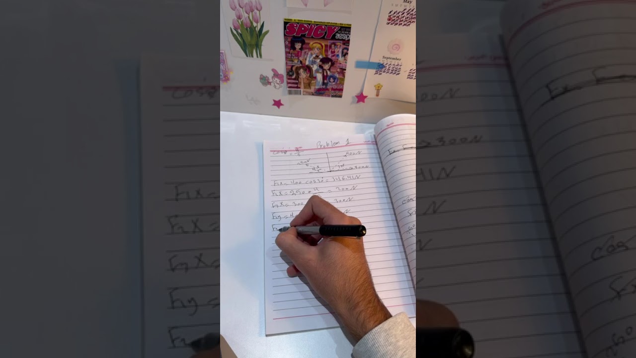 ميكانيك هندسي - شرح بروبلم رقم 1 جزء 2 - هندسة كهرباء مرحلة أولى 