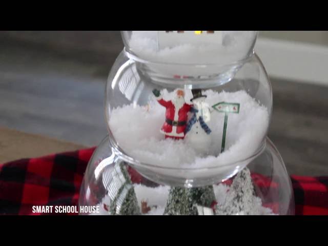 Here S How To Make A Diy Snowman With Dollar Fish Bowls