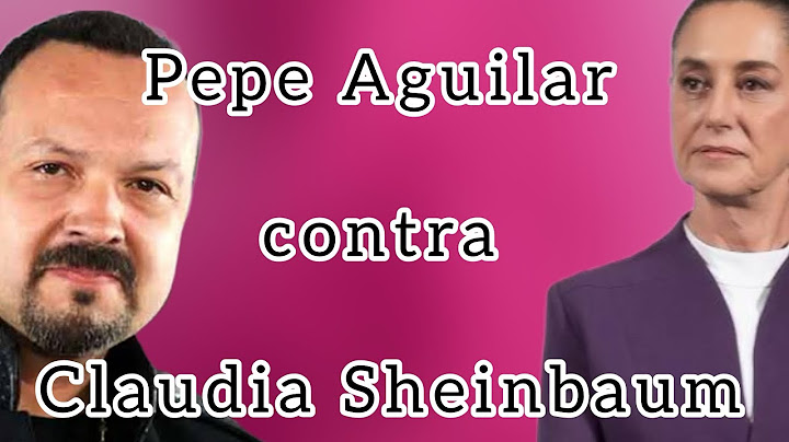 Pepe Aguilar y Claudia Sheinbaum en confrontación⁉️