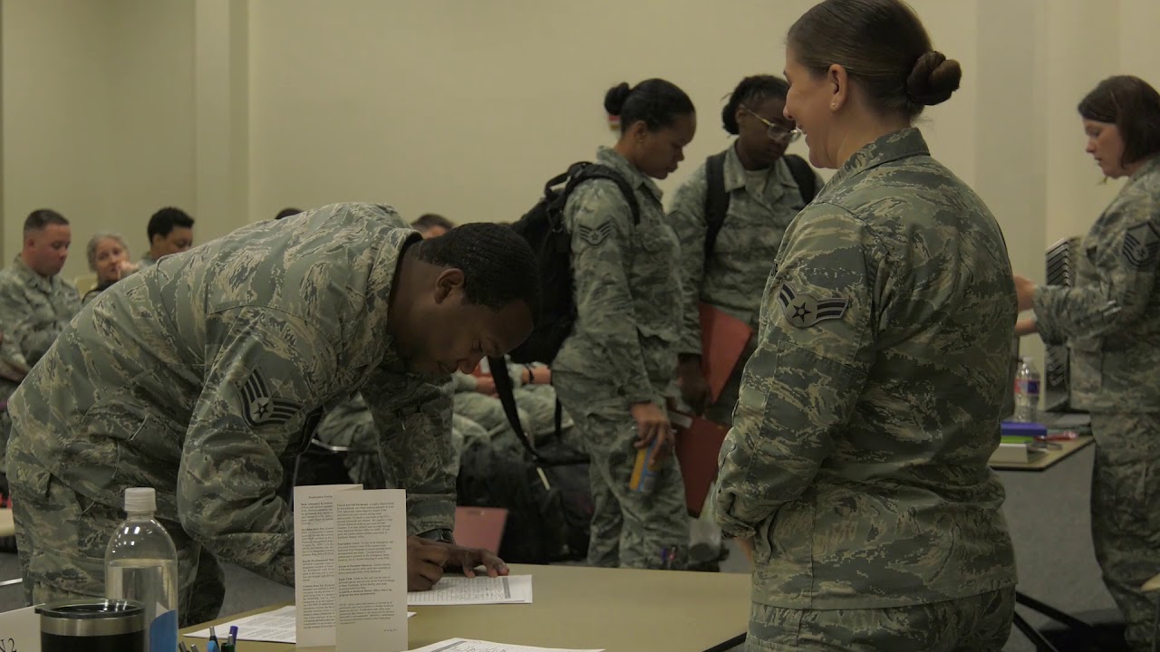 An exercise on Keesler tests their readiness for deployment
