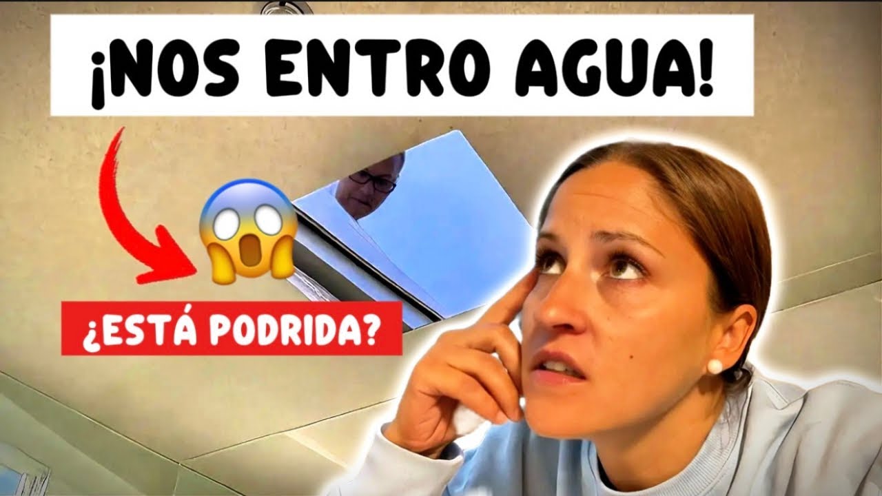 ¿ADIÓS A NUESTRA CASA? 🌧️ Nos entra AGUA y tenemos que ARREGLARLO nosotros mismos