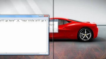 How to make a VB Script