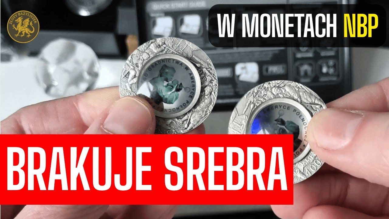 SKANDAL na SREBRZE! W monetach NBP brakuje srebra.