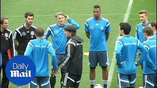 Bastian Schweinsteiger ready to take on Georgia with Germany - Daily Mail