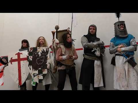Monty Python Knights at Reading Comic 2018