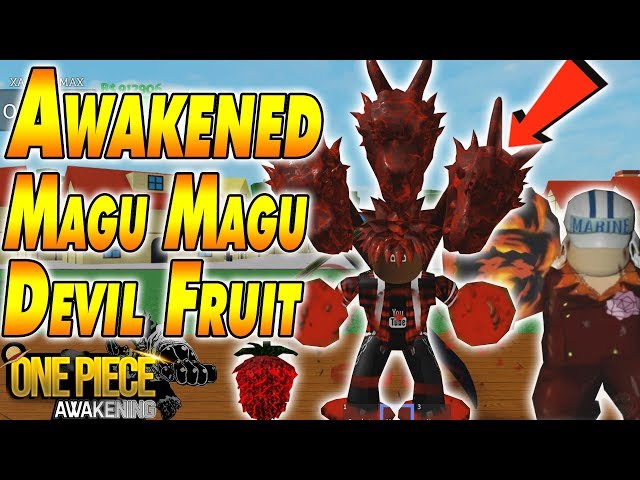 Magu/Magma Rework and Awakened Showcase!, #bloxfruits #fyp #roblox #m