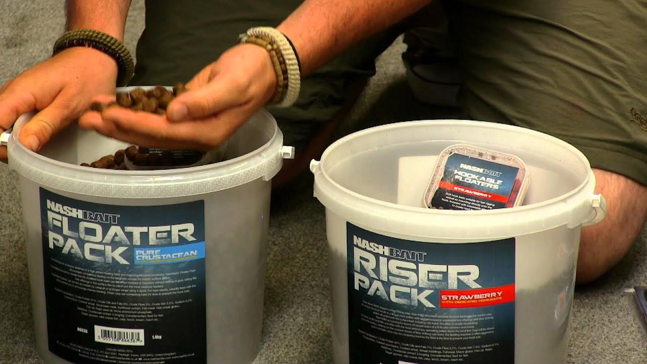 Nash Floater Fishing Goodies Riser Pellets, Floaters & Bolt Machines