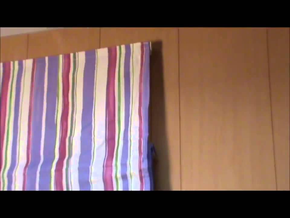 Установка римских штор своими руками - YouTube