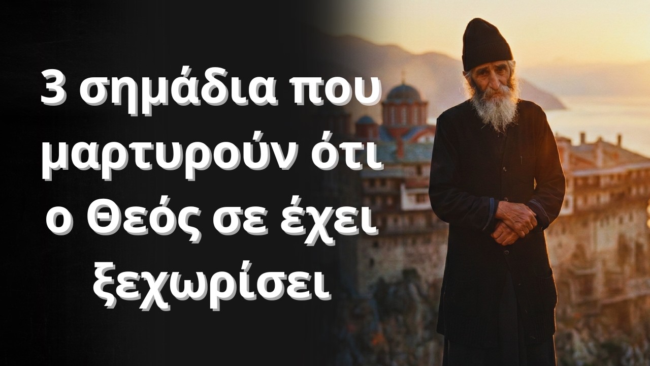 Ο Άγιος Παΐσιος αποκάλυψε: 3 αόρατα σημάδια των εκλεκτών του Θεού