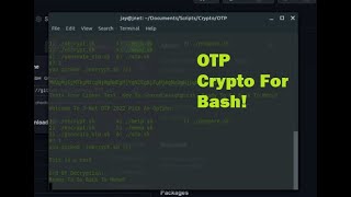 One Time Pad With Bash On Linux Mint