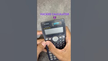 This Calculator Has a Secret - Engineering Students, #tyshorts #engineering #arduino #casio #diy