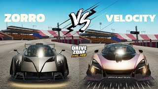 DRIVE ZONE ONLINE | سباق لفة كاملة: Zorro ضد Velocity Cp Max في حلبة Green Hell screenshot 5