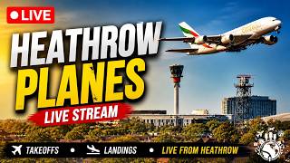 LIVE Heathrow Plane Spotting Landings Takeoffs LHR 14 AUG 2026