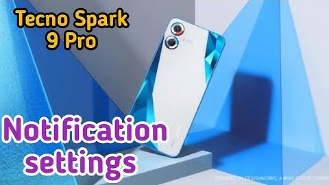 How To Hide Notification In Tecno Spark 9 Pro, Notification Setting, Turn Off Notification In