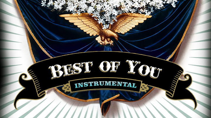 Best of You Instrumental version - Instrumental performance video thumbnail