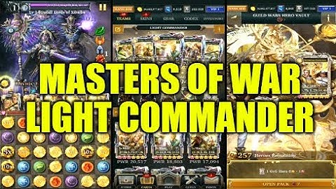 Legendary Game Of Heroes: Masters Of War Event Gameplay/Team Testing (Light Commander)