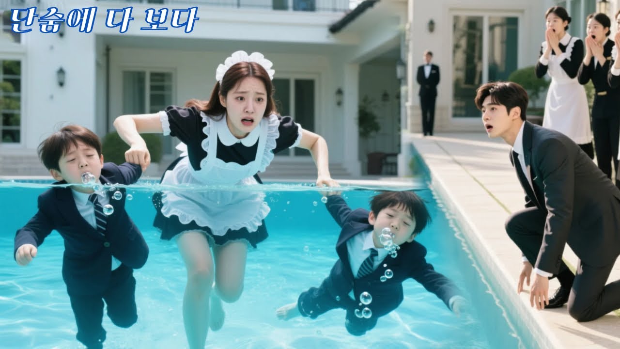 CEO의 쌍둥이 아들이 물에 빠졌지만 아무도 알아채지 못했다. 오직 이 세심하고 대담한 여하인만이 알아챘다! 사랑이 시작됐다!