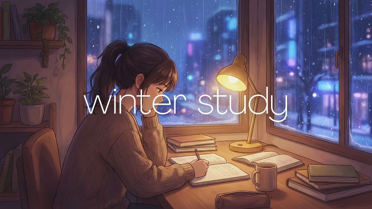❄️ Winter Study Lo-Fi | 1 Hour Deep Focus & Calm Beats