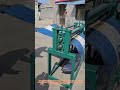 Metal Drum Cutting & Flattening Machine in Action