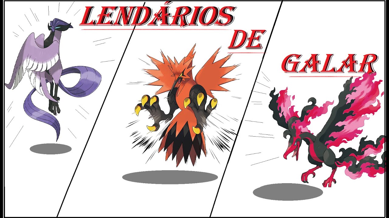 A Origem dos Pokémon Lendários de Galar