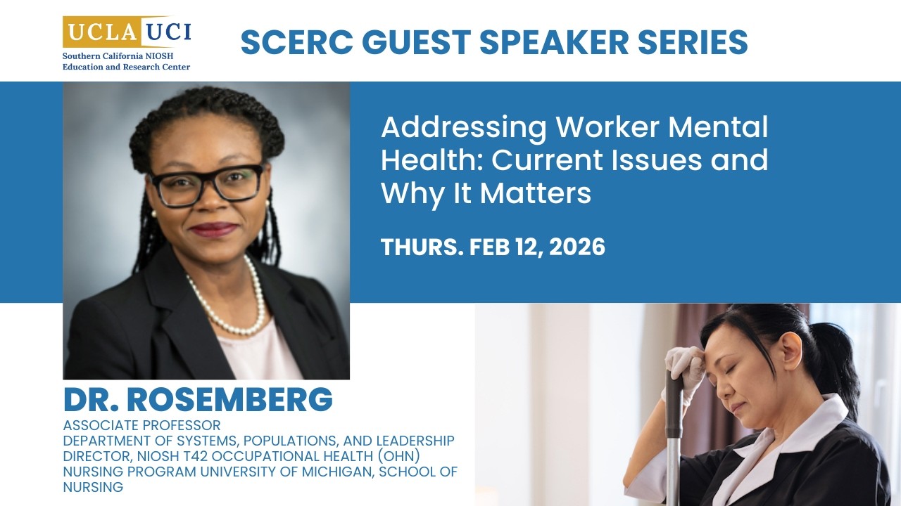 Dr. Rosemberg: Addressing Worker Mental Health: Current Issues and Why It Matters