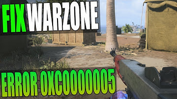 FIX COD Warzone Pacific 0xc0000005 Error On PC