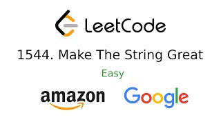 #Leetcode 1544. Make The String Great | #JavaScript faster than 91%