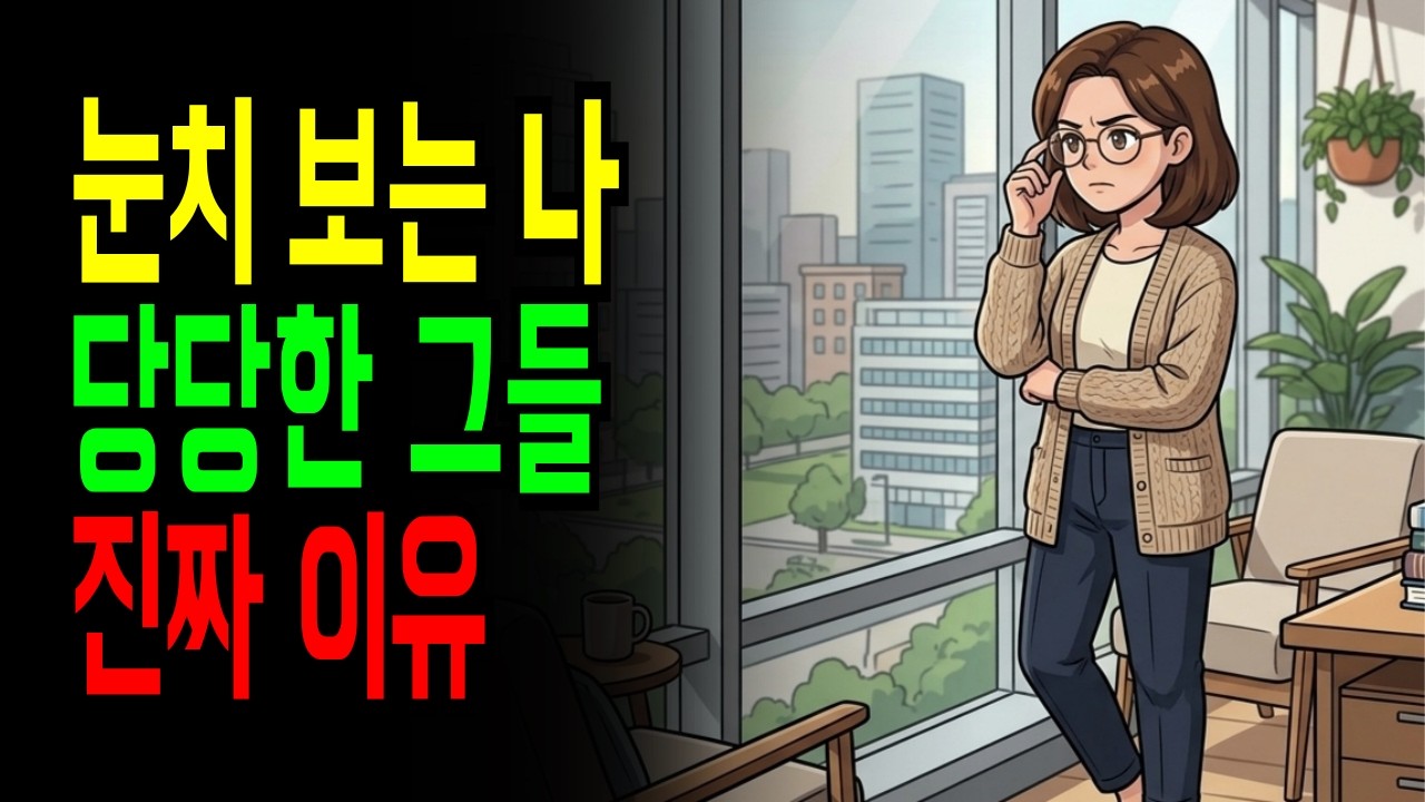 타인의 시선이 두려운 당신, 남 눈치에서 완벽하게 자유로워지는 법