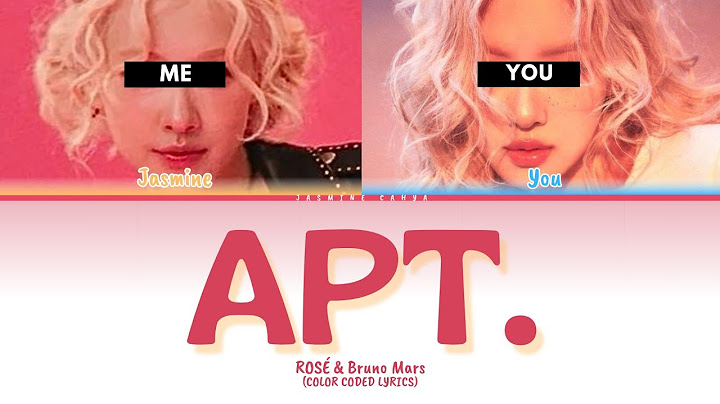 ROSÉ & Bruno Mars 'APT.' [SING WITH ME | KARAOKE]