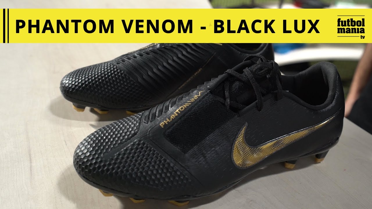 Deshonestidad Acusador Dispuesto Nike Phantom Venom BLACK LUX - YouTube
