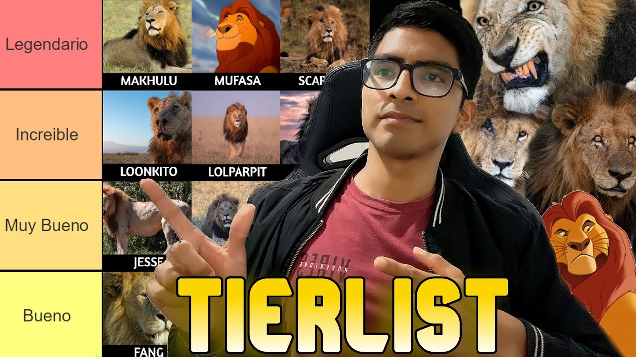 LOS MEJORES LEONES DE LA HISTORIA DE ÁFRICA | TIERLIST