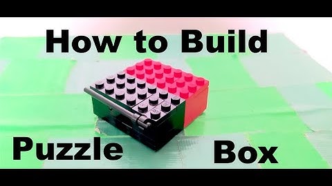 How to Build a LEGO Puzzle Box | LEGO Build Tutorial | Cube Studios