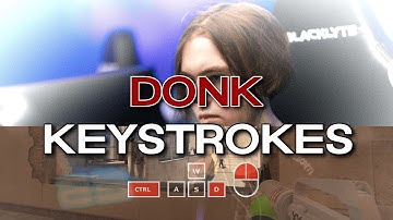 Learn how to take Gunfights like DONK | Keystrokes Visualized FACEIT VOD