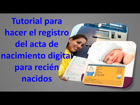 Video: Cómo Registrar A Un Niño En Línea