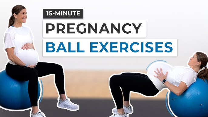 Mat and gym ball exercises with pregnancy related Pelvic Girdle Pain 