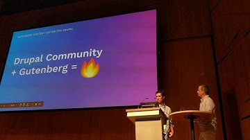 Gutenberg for Drupal 8 – Drupal Europe 2018
